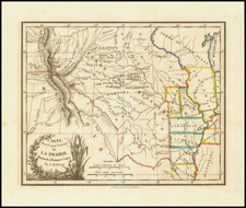 Plains Map By Pierre Antoine Tardieu / James Fenimore Cooper