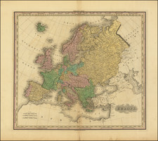 Europe Map By Henry Schenk Tanner