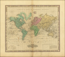 World Map By Henry Schenk Tanner