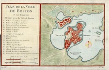 New England Map By Jacques Nicolas Bellin