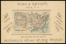 United States Map By Nims & Knight