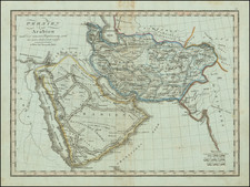 Middle East, Arabian Peninsula and Persia & Iraq Map By Tranquillo Mollo