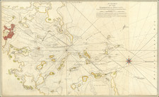 New England, Massachusetts and Boston Map By Sayer & Bennett