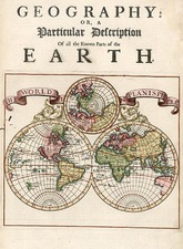 World, World and Polar Maps Map By Herman Moll