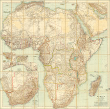 Africa Map By Justus Perthes