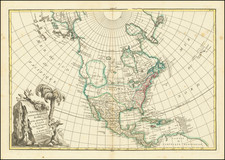 North America Map By Jean Janvier