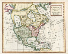 North America Map By De la Porte