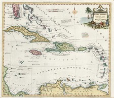 Southeast and Caribbean Map By Thomas Conder