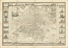 Paris and Île-de-France Map By Jacques Esnauts  &  Michel Rapilly