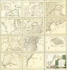 United States Map By Antonio Zatta