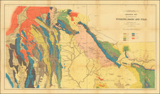 Idaho, Utah and Wyoming Map By Ferdinand Vandeveer Hayden