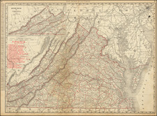 Virginia Map By Rand McNally & Company