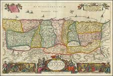 Holy Land Map By Nicolaes Visscher I