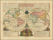 World and California as an Island Map By Henri Chatelain