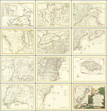 United States Map By Antonio Zatta