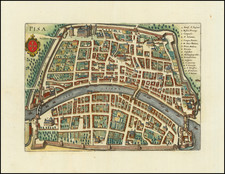 Other Italian Cities Map By Matthaus Merian