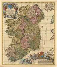 Ireland Map By Nicolaes Visscher II