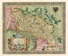 Europe and Poland Map By Abraham Ortelius