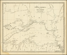 Michigan, Minnesota, Wisconsin and Western Canada Map By SDUK