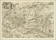 Rome Map By Pieter van der Aa