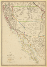 Southwest, Arizona, Colorado, Utah, Nevada, New Mexico, Rocky Mountains, Colorado, Utah, Baja California and California Map By Theodore Ettling / Weekly Dispatch