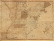 United States Map By Abraham Bradley
