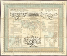 Holy Land Map By C.W. Leonard