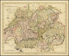 Switzerland Map By Robert Wilkinson