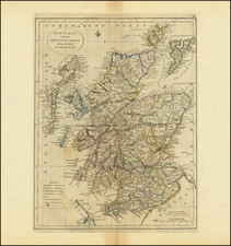 Scotland, with the Principal Roads, from the best Authorities By Mathew Carey