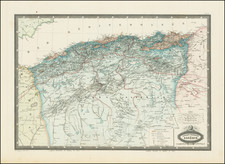 North Africa Map By F.A. Garnier