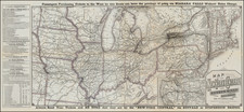 United States, New York State, Illinois, Indiana, Ohio, Michigan and Iowa Map By Matthews-Northrup & Co.