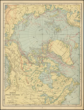 Polar Maps Map By George F. Cram