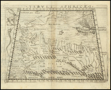 North Africa Map By Giacomo Gastaldi