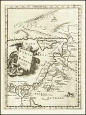 Cyprus and Holy Land Map By Samuel Bochart