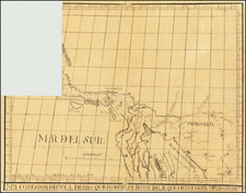 Southwest, Mexico and California Map By Pedro Font