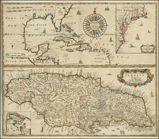 Mid-Atlantic, Florida, Southeast, Caribbean and Jamaica Map By Philip Lea / George Willdey