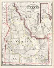  Map By George F. Cram