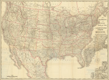 United States Map By Rand McNally & Company