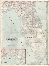 Southeast Map By George F. Cram