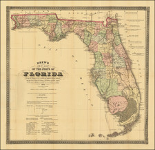 Florida Map By Columbus Drew