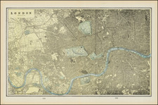 New Rail Road and County Map of Arkansas, Louisiana & Mississippi by George  F. Cram on Kaaterskill Books