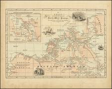 [Discovery of the Northwest Passage]  Chart Showing the Recent Search for a North-West Passage. Also the Coast Explored in Search of Sir John Franklin between the Years 1848 and 1854