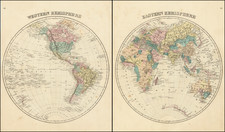 World Map By Samuel Morse