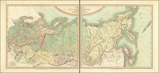 Russia and Russia in Asia Map By John Cary