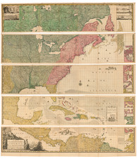 A Map of the British Empire in America with the French and Spanish settlements adjacent thereto
