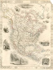 North America Map By George Virtue