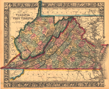 Southeast Map By William Rand  &  Andrew McNally