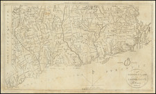 Connecticut and Rhode Island Map By Jedidiah Morse