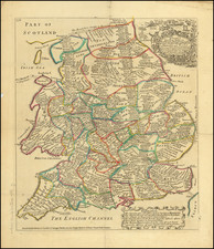 England Map By Thomas Bowles  &  John Bowles