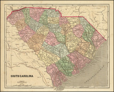 South Carolina Map By Charles Morse